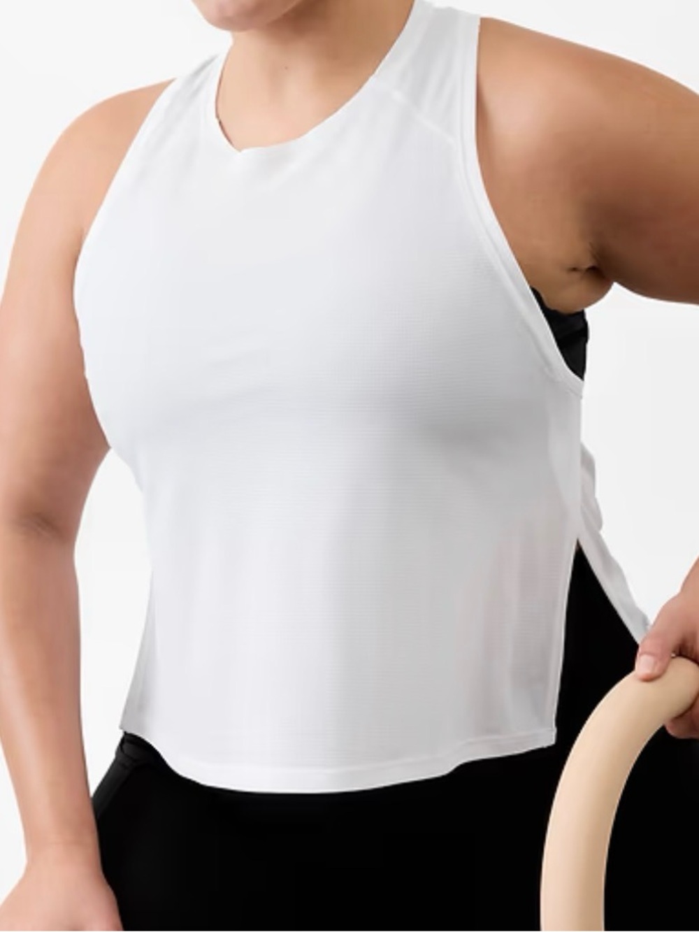 Athleta Grid Knit Singlet Tank - New with Tags - Size XL - Picture 6 of 7